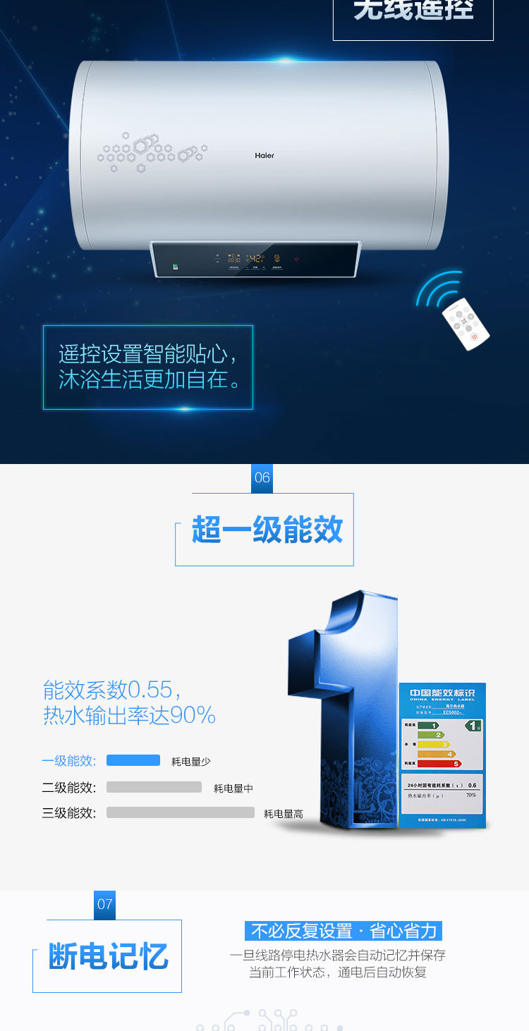 海尔\/Haier ES60H-S7(E)(U1) 60升\/储水式电热
