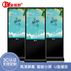 金视野 Z-A4900D-L1 49寸单机智能分屏非触控立式广告机（运费另计） 